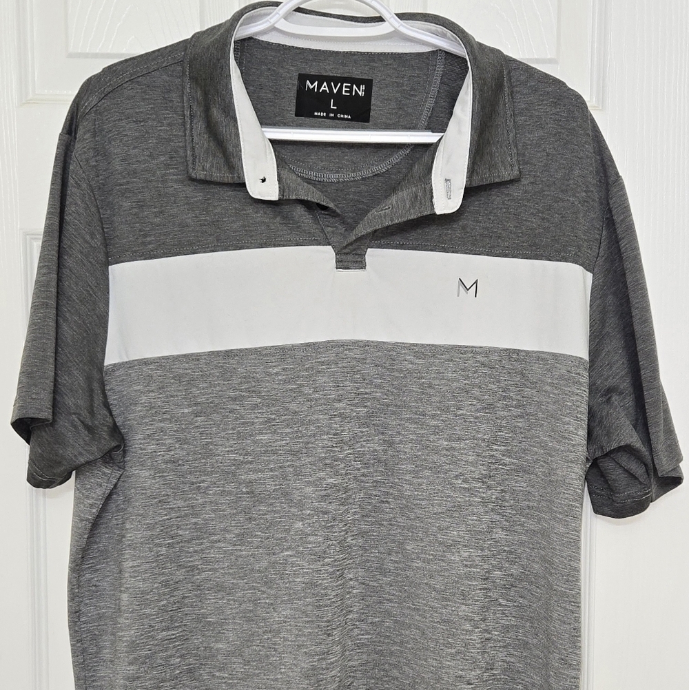 Men's Maven Gray Polo Shirt